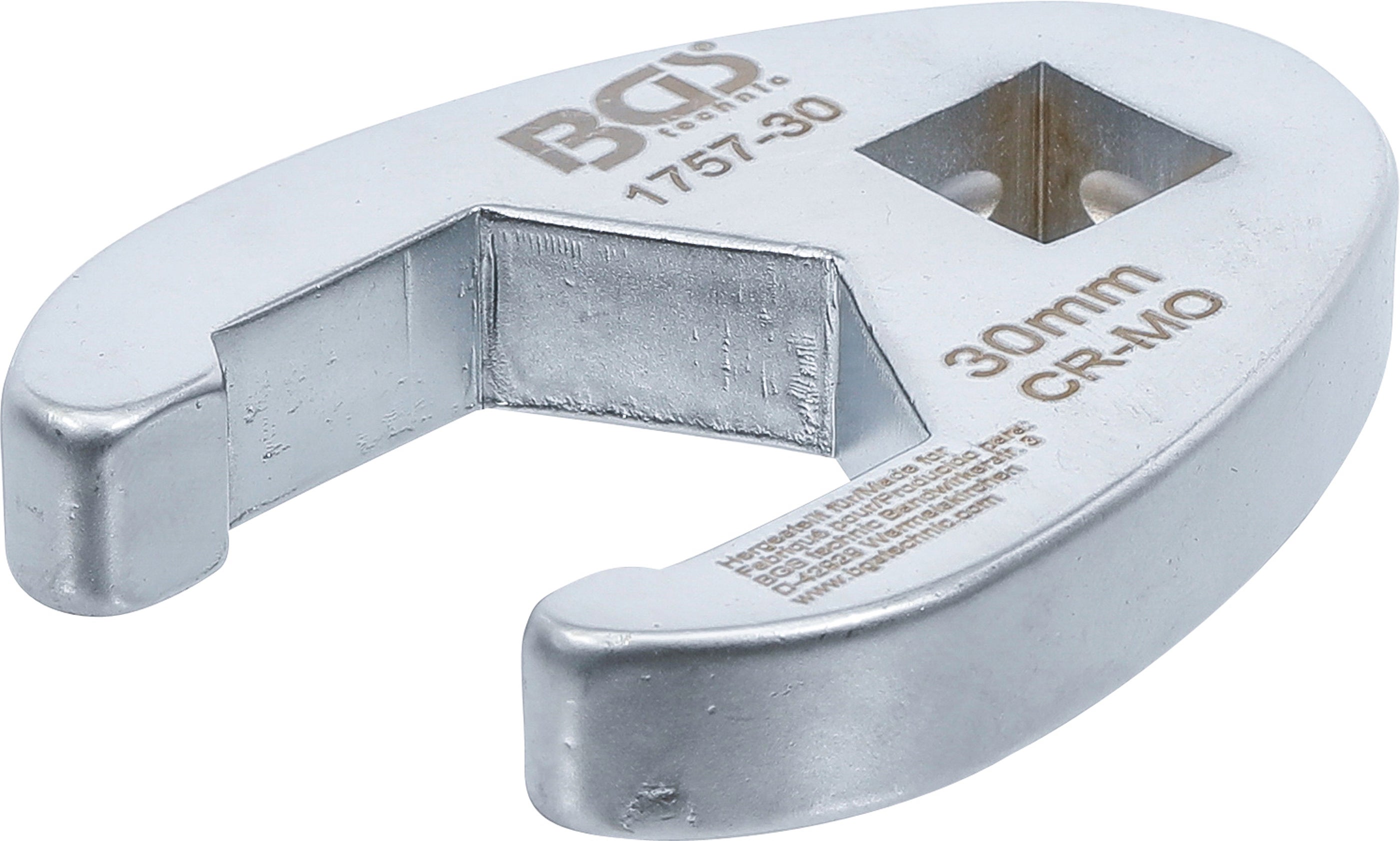 BGS Klucz do stopek kurzych napęd kwadratowy wewnętrzny 12,5 mm (1/2") SW 30 mm - 1757-30