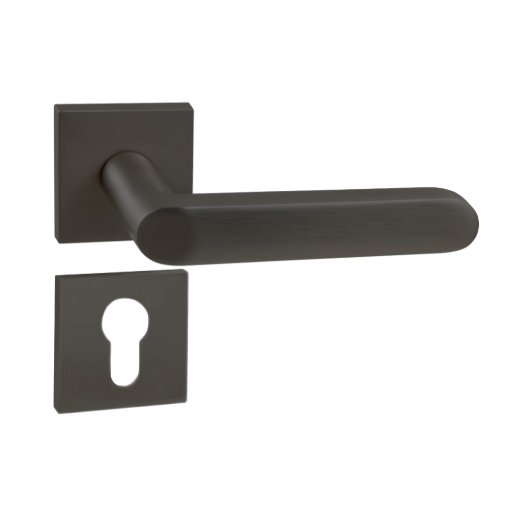 DOMINO Klamka DENVER-QR slim czarny PZ