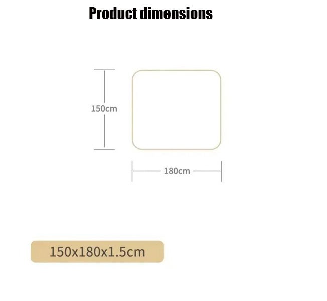 ZAEWRY Tapis de jeu pour tout-petits, 150*180cm, tapis de sol pour bébé, sûr et antidérapant, convient aux chambres et aux salons (05) - 4