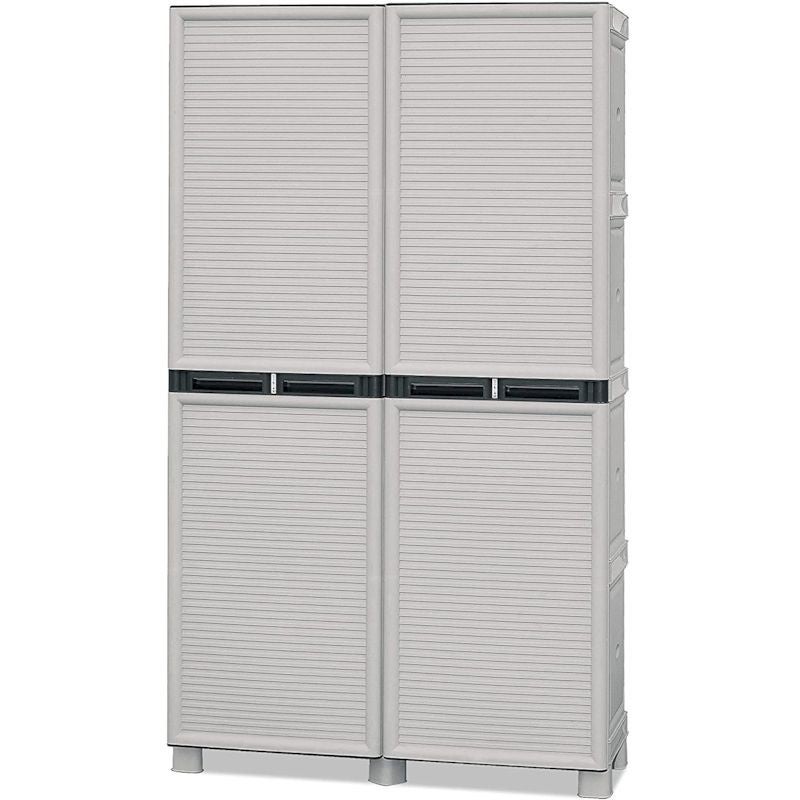 Dulap utilitar inalt plastic 2 usi ArtPlast 700x390x1720 mm, cu 3 polita