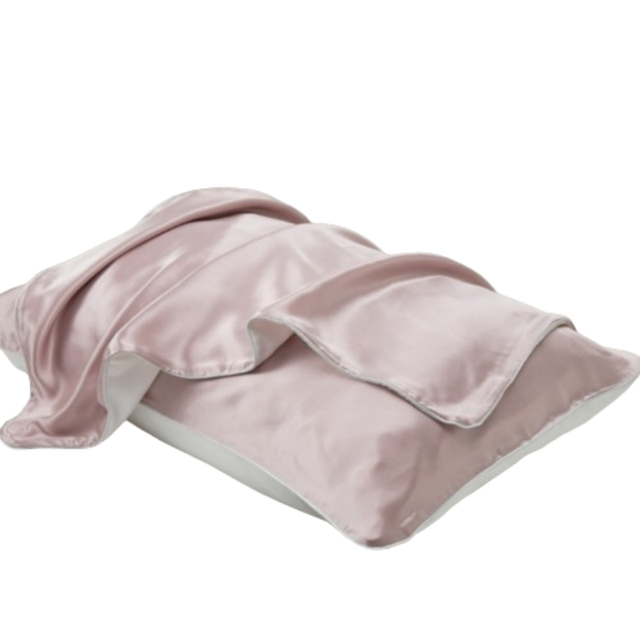 Taie d'oreiller 100 % soie de mûrier Pink
