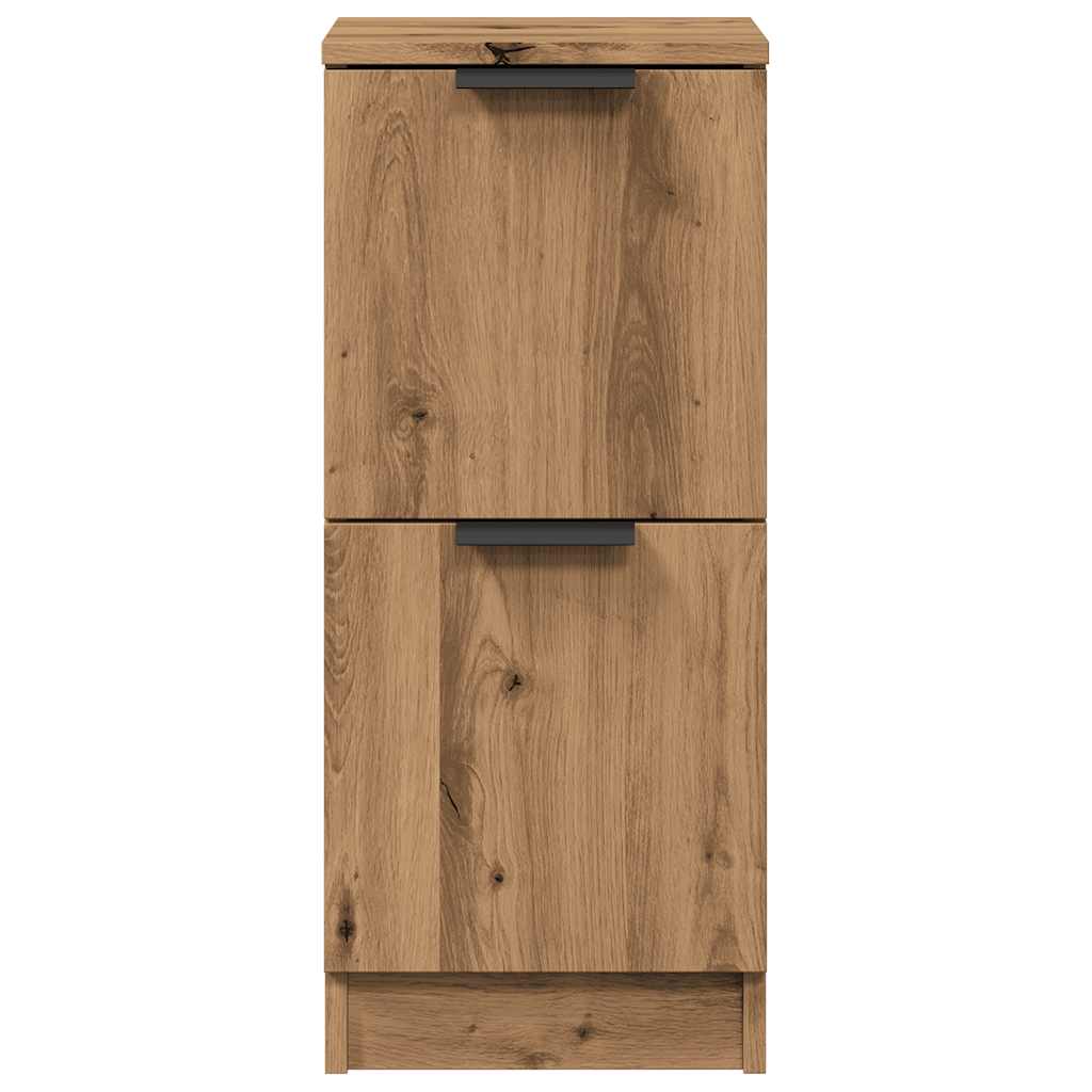 Credenza artigianale in rovere 30x30x70 cm in MDF - 5