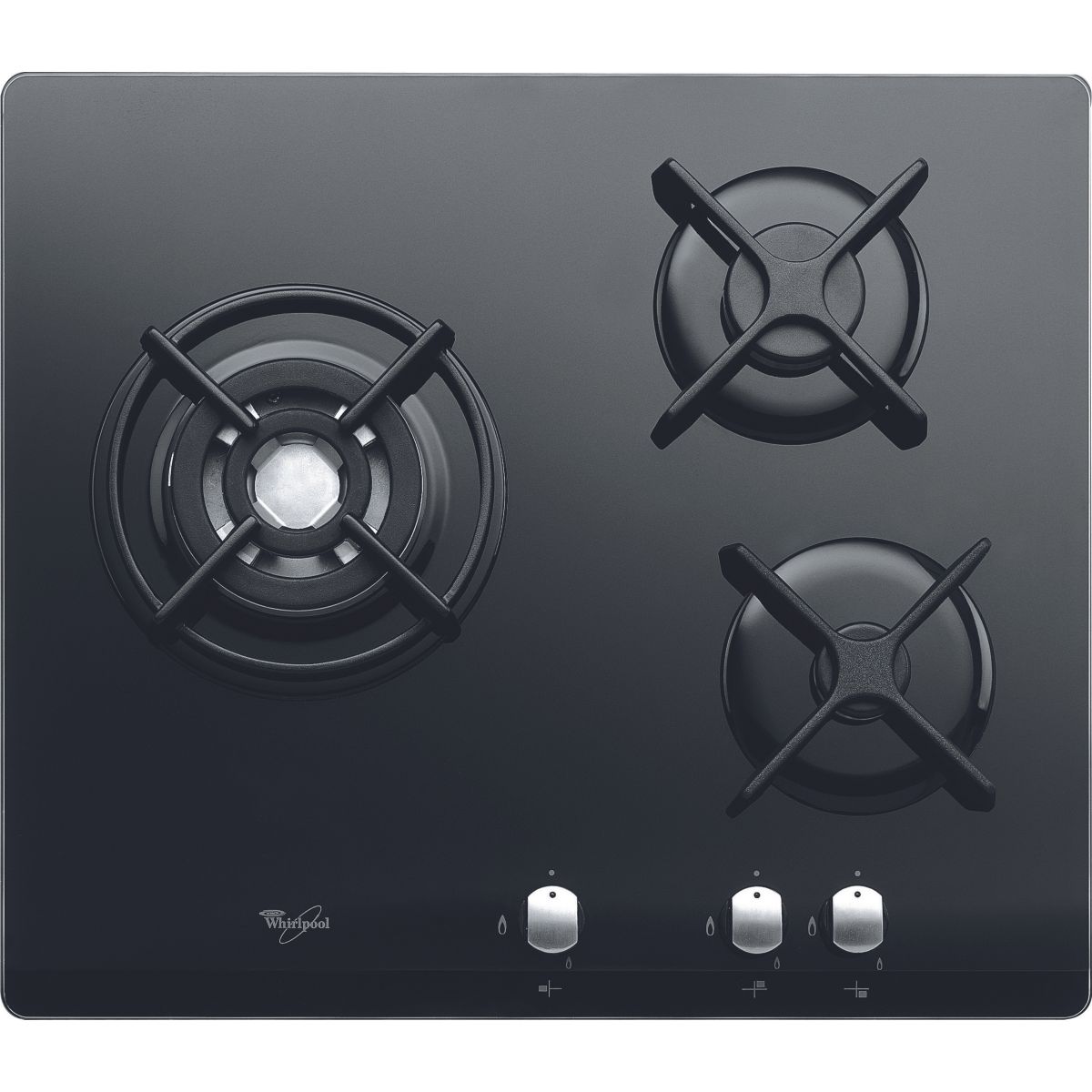 Whirlpool Placa De Gas Akm 404 Nb 4 Fuegos 60Cm 6350W Inox - Imagen 4