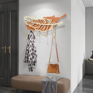 HAKU Möbel Appendiabiti da parete aspetto acciaio inox, bianco, MDF, metallo - Dim. L 65 cm x A 100 cm x P 9 cm, Stile Moderno | Leroy Merlin