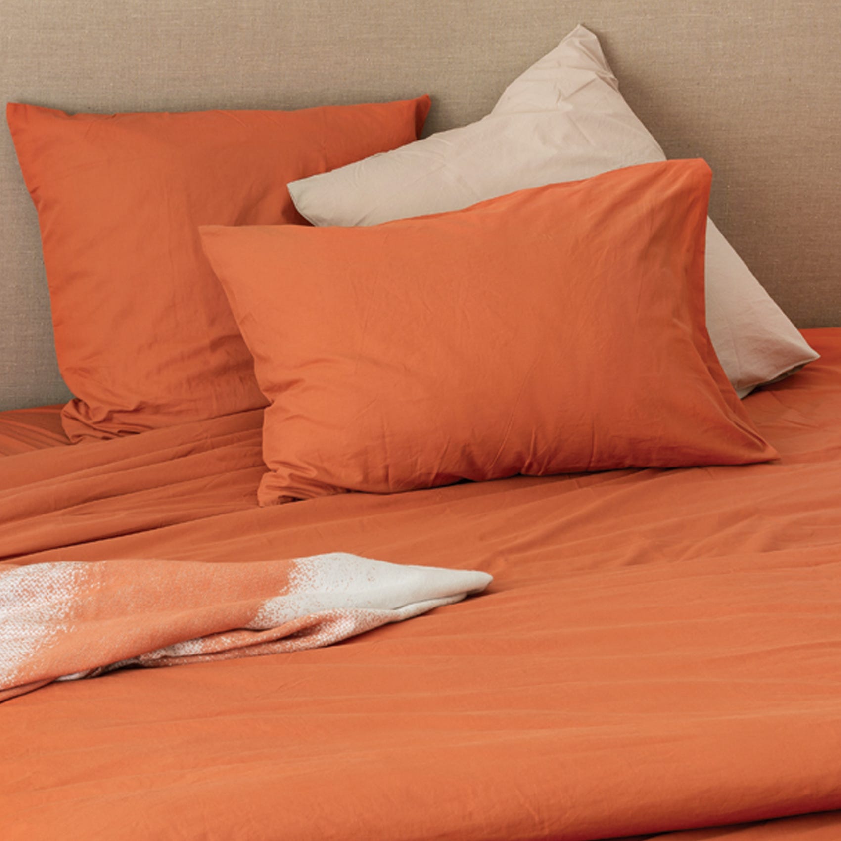 Taie D oreiller En Coton Lav Terracotta 50x70 Cm Coton Leroy Taie D oreiller En Coton Lav Terracotta 50x70 Cm Coton Leroy