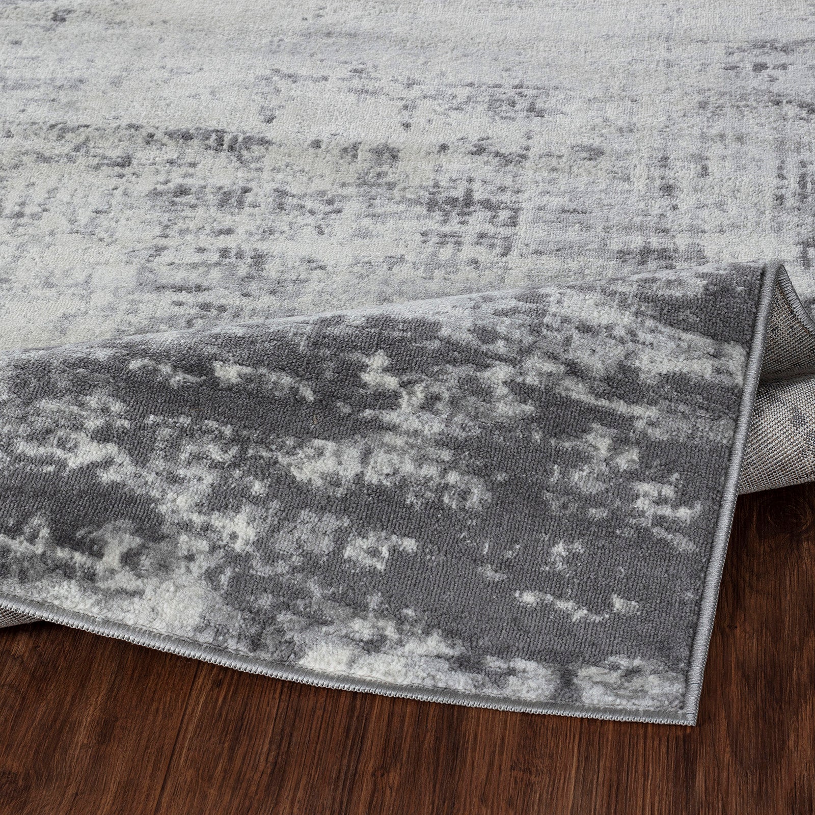 LIVABLISS Tapis Abstrait Moderne Gris/Blanc 160x215 cm Milena - 4