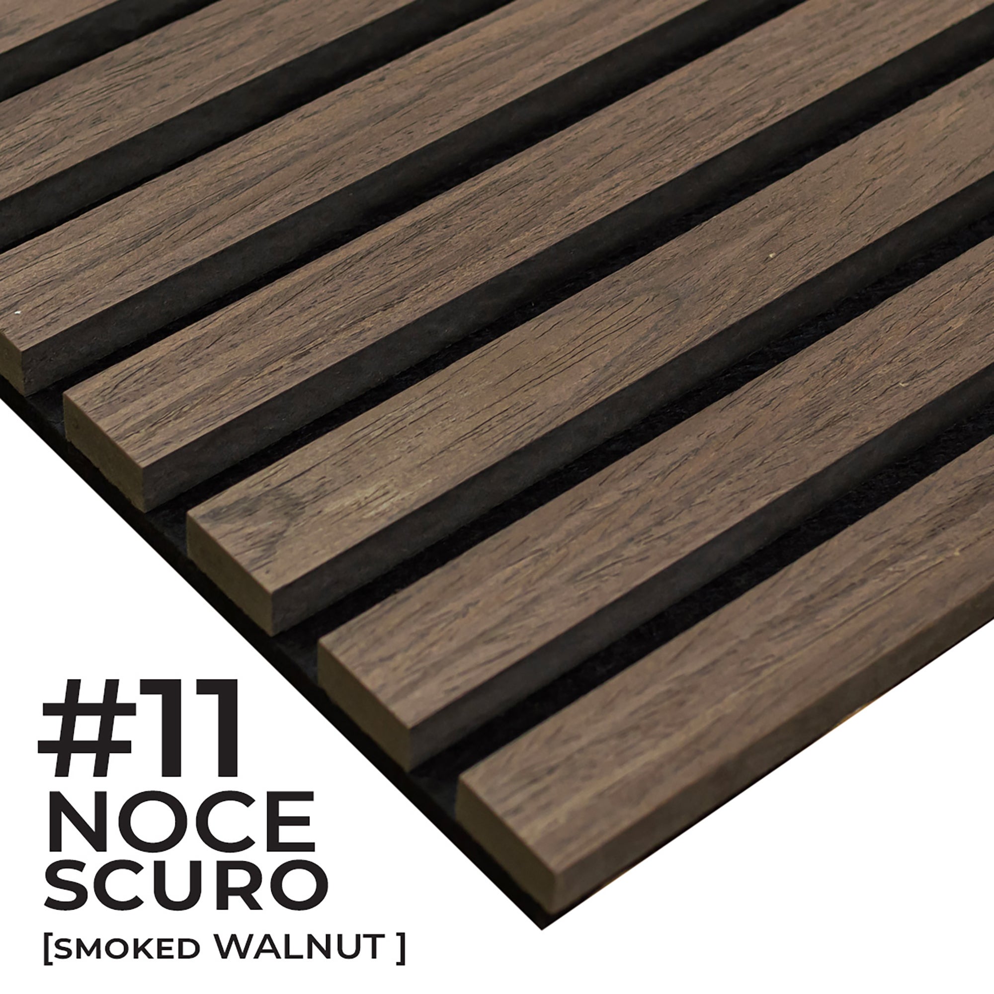 Pannelli decorativo dogato fonoassorbente Esseci Noce Scuro 275x60 cm - 6