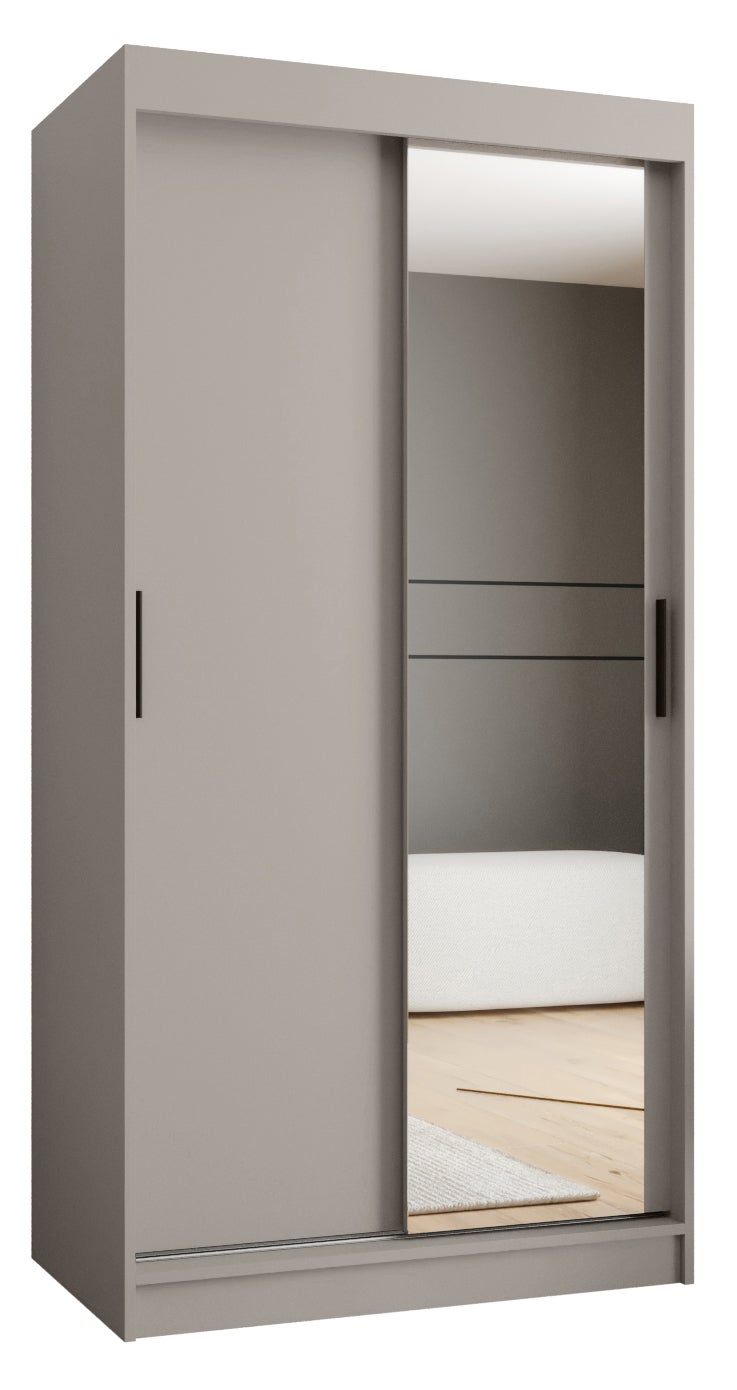 Szafa przesuwna garderoba RUBINO T2 100 x 62 x 200 cm Kaszmir