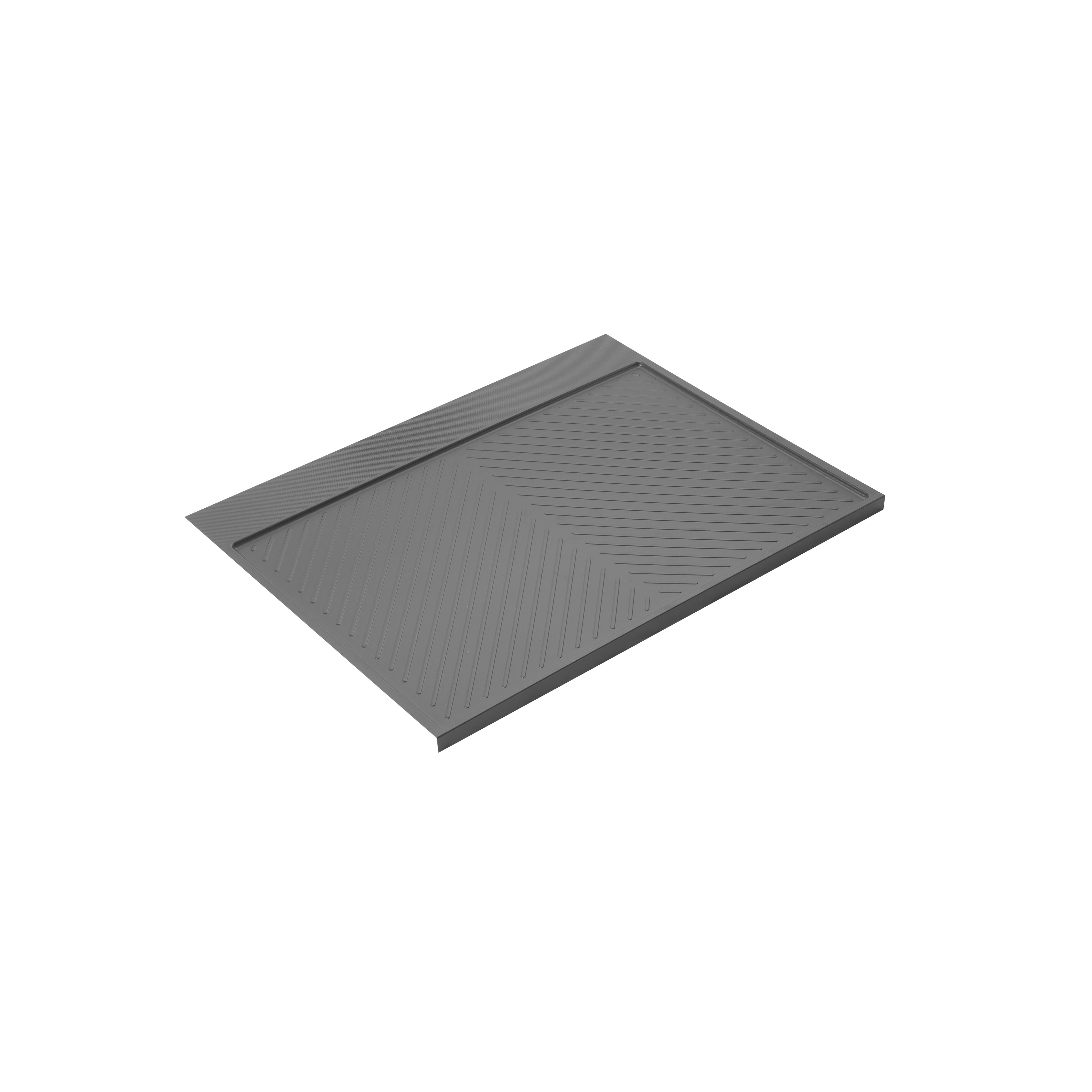 Emuca Ochraniacz do mebli kuchennych Sink, M80, 767x580mm, grubość deski 16mm, Możliwość cięcia, Plastik, Szaro-antracytowy