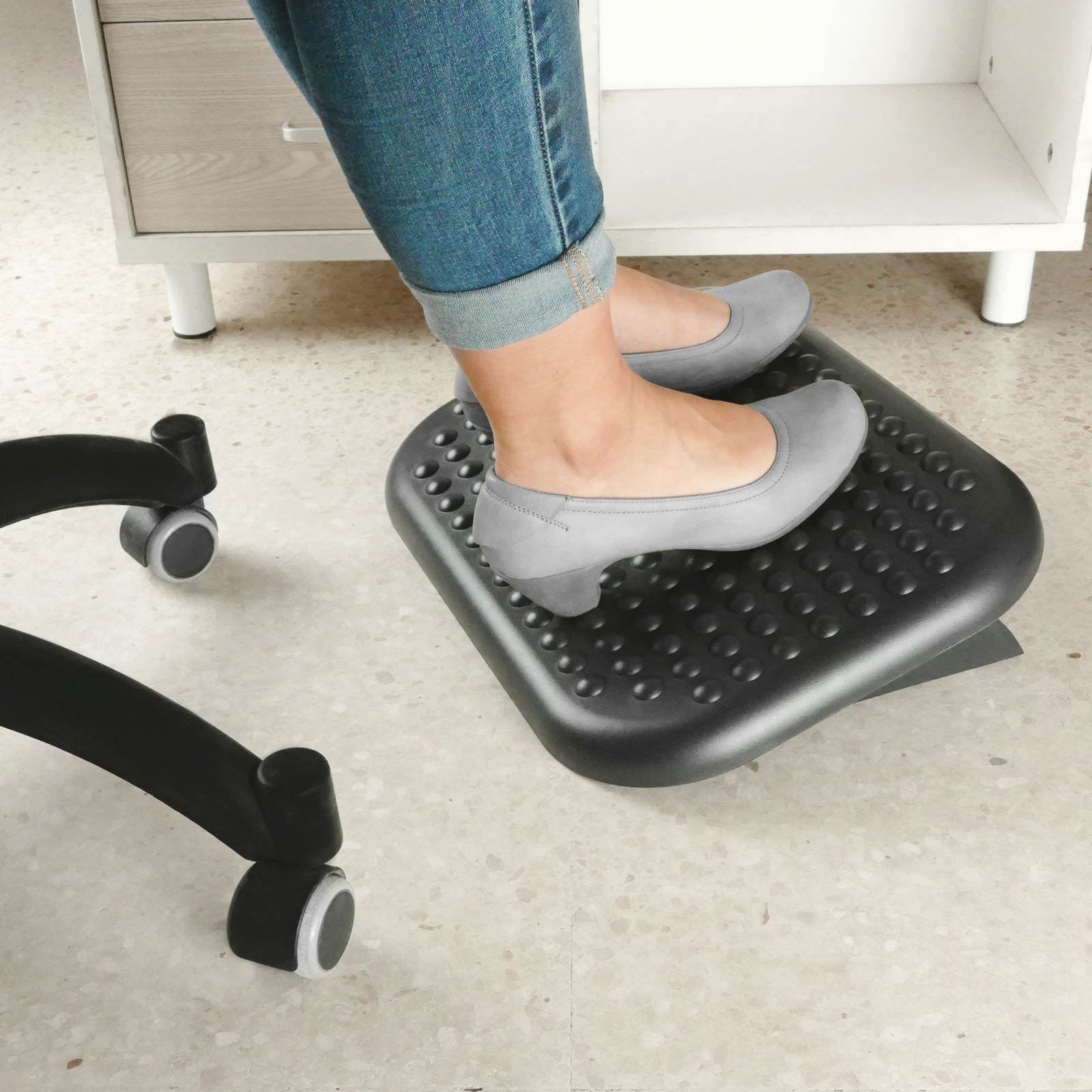 Poggiapiedi regolabile 448x335mm - 4