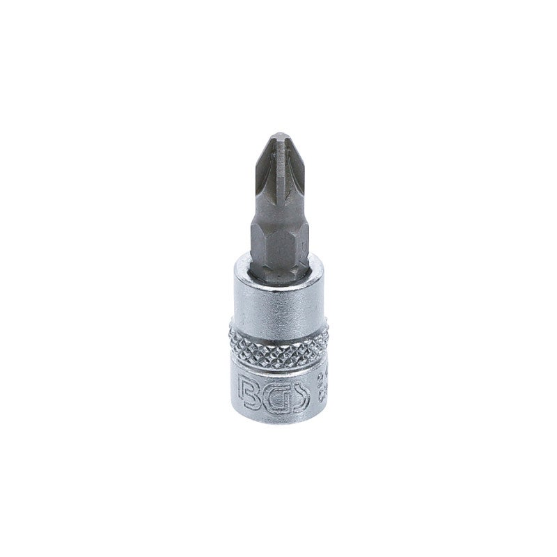 BGS bit do wkrętarki, napęd kwadrat 6,3 mm (1/4") krzyżak PZ2 - 2491