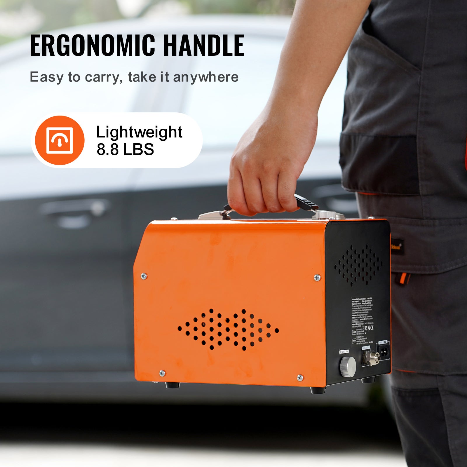 Détecteur de fuites automobile,SucceBuy pompe à air et manomètre,double mode pour tests de vide,carburant et canalisation - 7