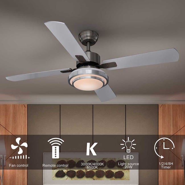 Ventilatore Da Soffitto Regolabile Con Illuminazione Moderna LED 36W Luce Velocità Del Vento Dimmerabili Telecomando Temporizzazione Plafoniera Silenzioso Letto Soggiorno 3 Velocità Silenzioso,Bianca Ventilatore Da Soffitto Regolabile Con Illuminazione Moderna LED 36W Luce Velocità Del Vento Dimmerabili Telecomando Temporizzazione Plafoniera Silenzioso Letto Soggiorno 3 Velocità Silenzioso,Bianca