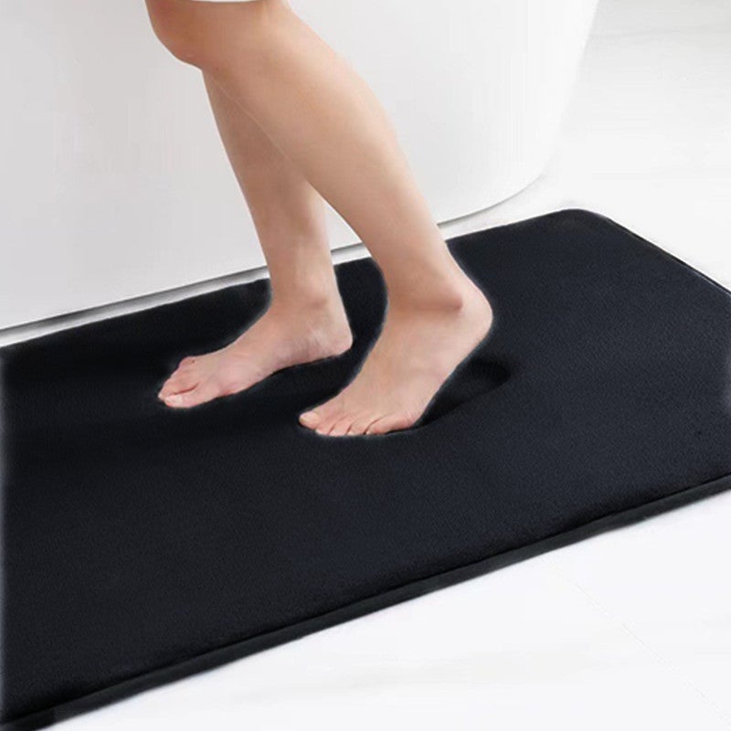 Zestaw 2 dywaników z mikrofibry, dywaniki łazienkowe, wchłaniające wodę, antypoślizgowe, odpowiednie do sypialni, przedpokoju - 50×80 cm