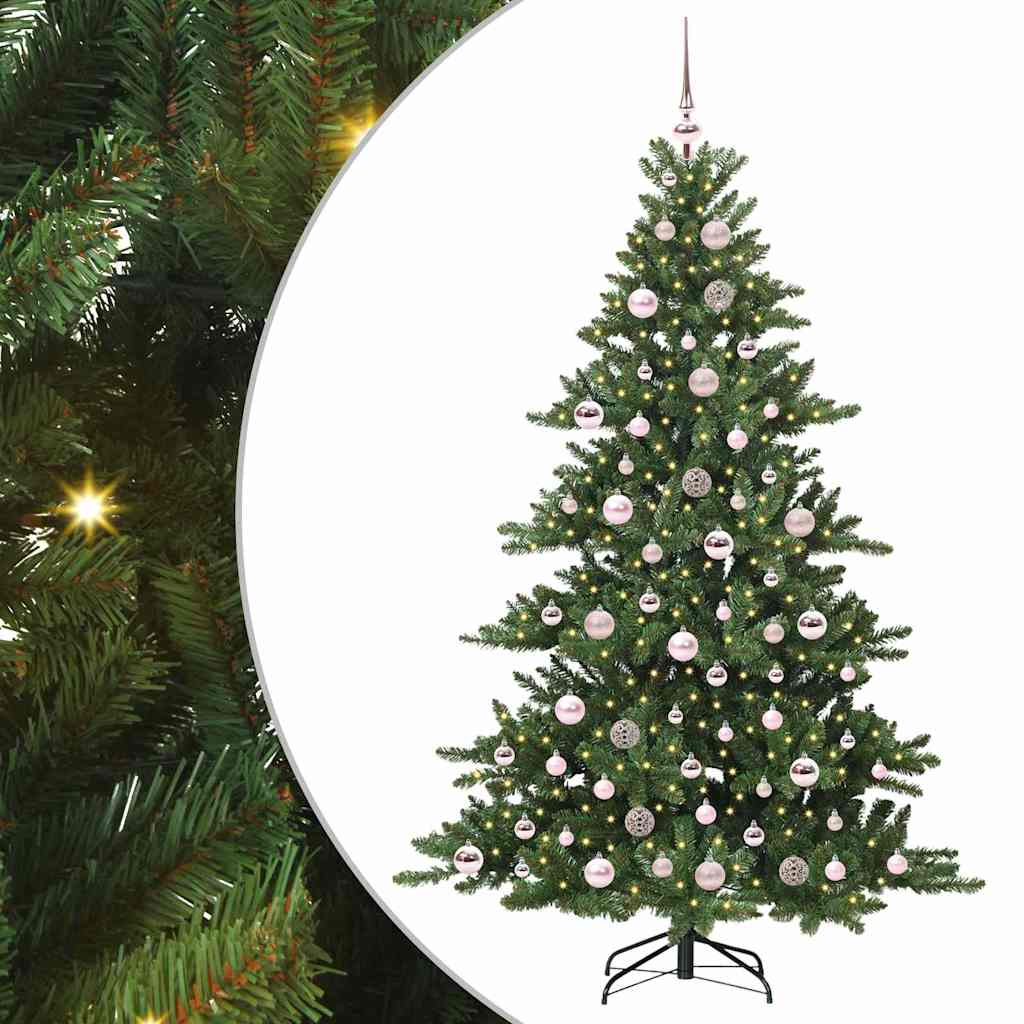Sapin De Noël Artificiel à Branches Articulées Blanc 210 Cm PVC VidaXL | Leroy Merlin