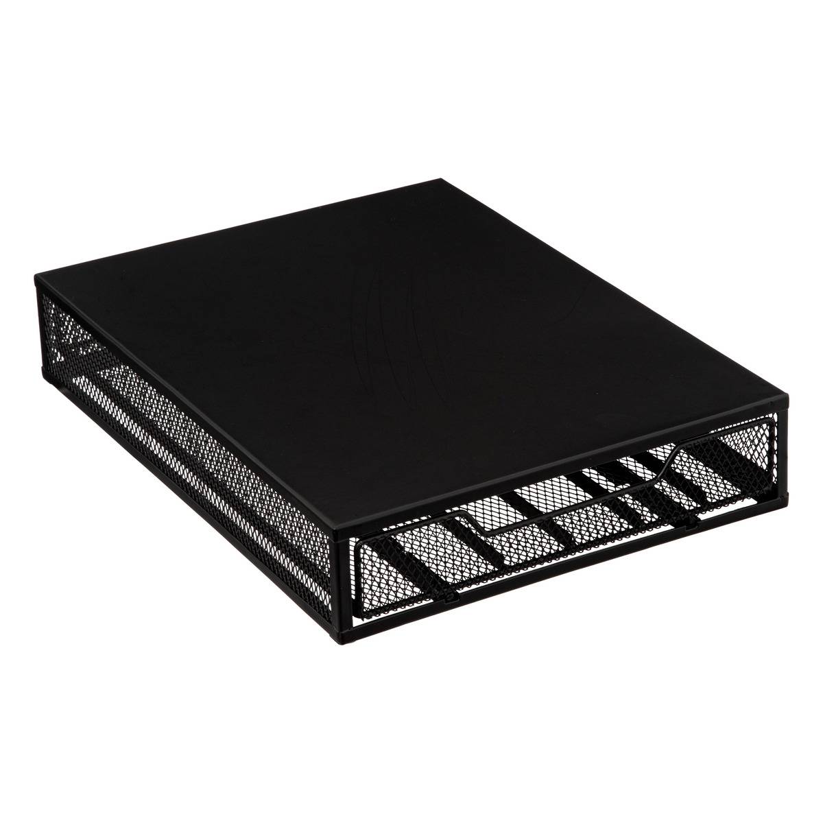 Szufladka na kapsułki Mayaj CZARNA | METALOWA