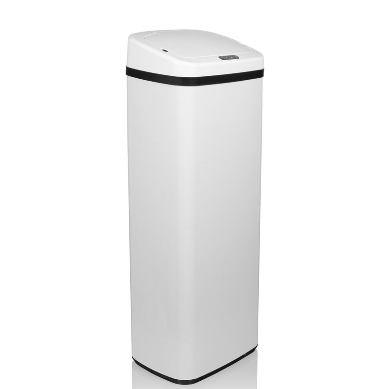 Kosz na śmieci z czujnikiem CLEAN V Biały hjh OFFICE