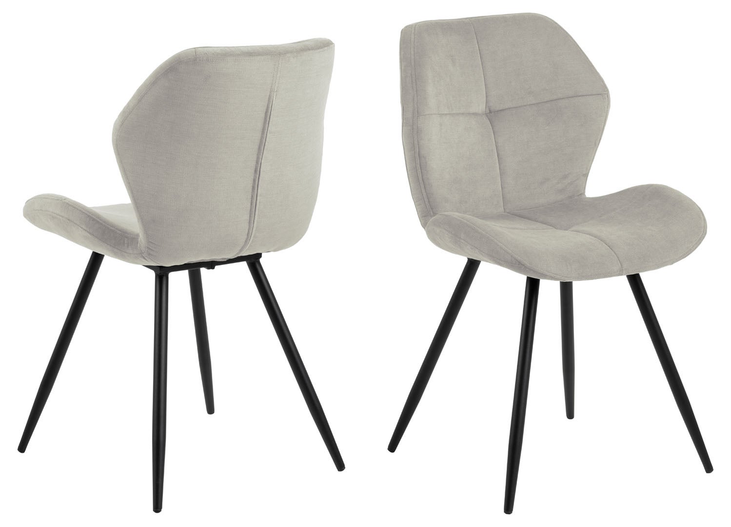 Petri krzesło stołowe beż, czarny.