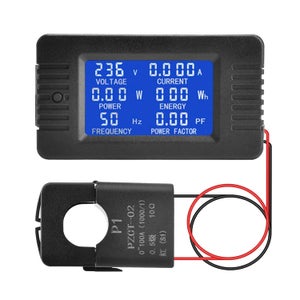 Voltmetro Digitale LED 6-100V CC - Display Tensione Ad Alta Precisione, Verde, Plastica, 50x30x30 Mm, Per Auto E Moto