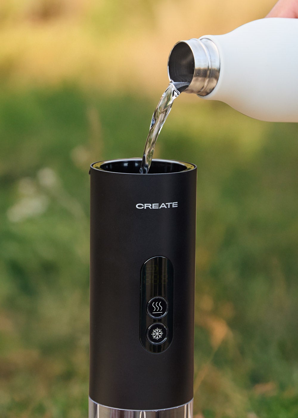 CREATE - THERA MOVE - Cafetière espresso portable 15 bars pour capsules et café moulu- Noir - 6