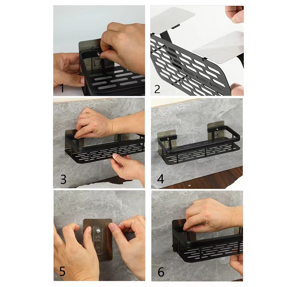 Organizzatore Doccia Sospeso In Plastica: Cestello Portatutto Da Appendere Al Soffione O Al Muro – Per Bagno E Cucina, Colore Bianco - 2