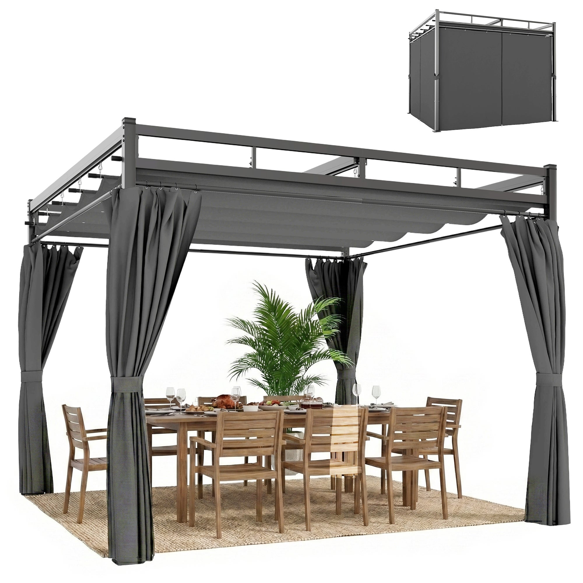Pergola Mtallique Pour Jardin
