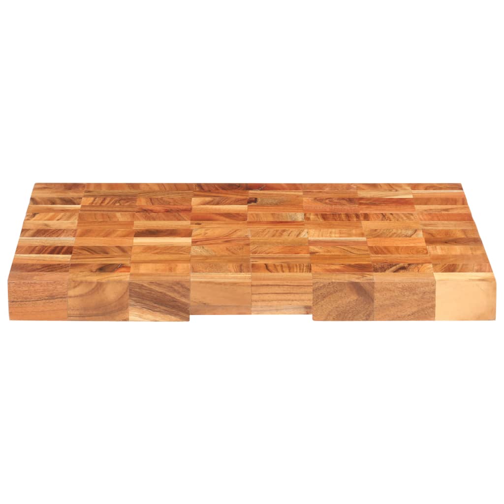 Comfortxl  Tabla De Cortar De Madera Maciza De Acacia 60X40x3,8 Cm Carne , Leroy Merlin