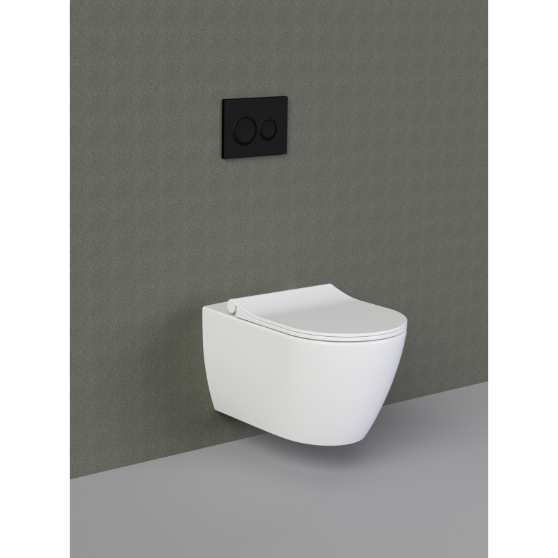 Grohe Pack WC Bâti-support + WC sans bride Bello + Abattant softclose + Set d'habillage (RapidSL-Bello-1-sabo) - 3