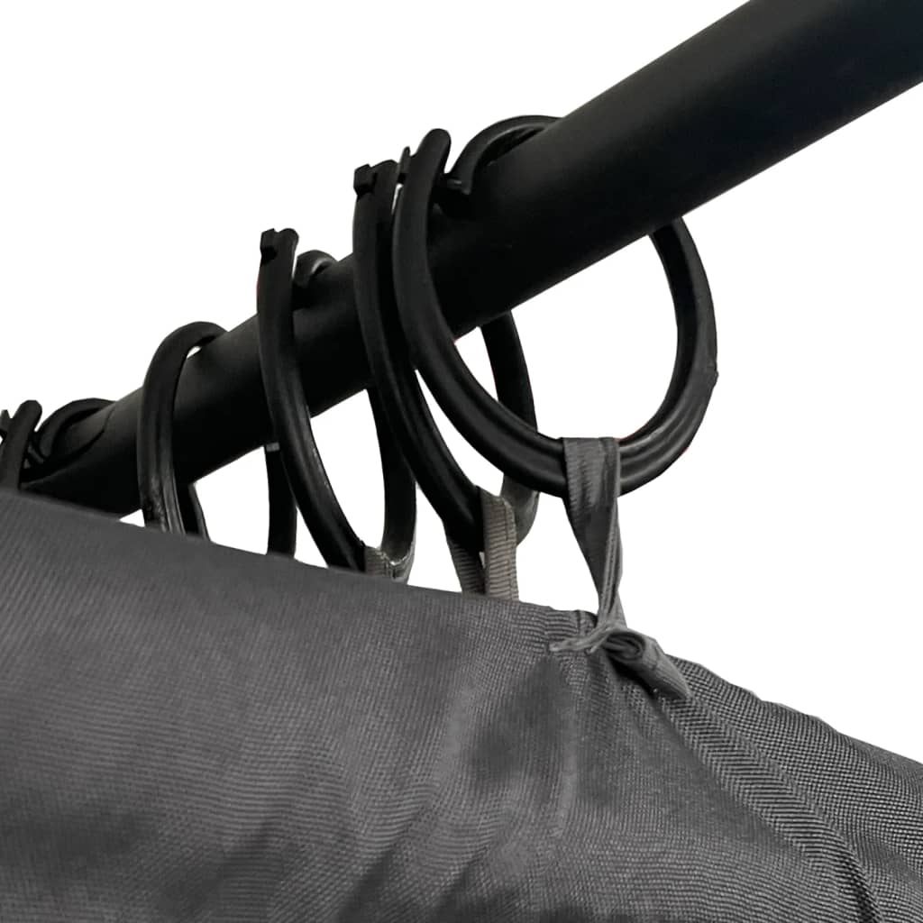 Sdraio sdraio prendisole lettino da giardino terrazzo doppio arredo esterno con tende laterali e superior 02_0012740 - 5