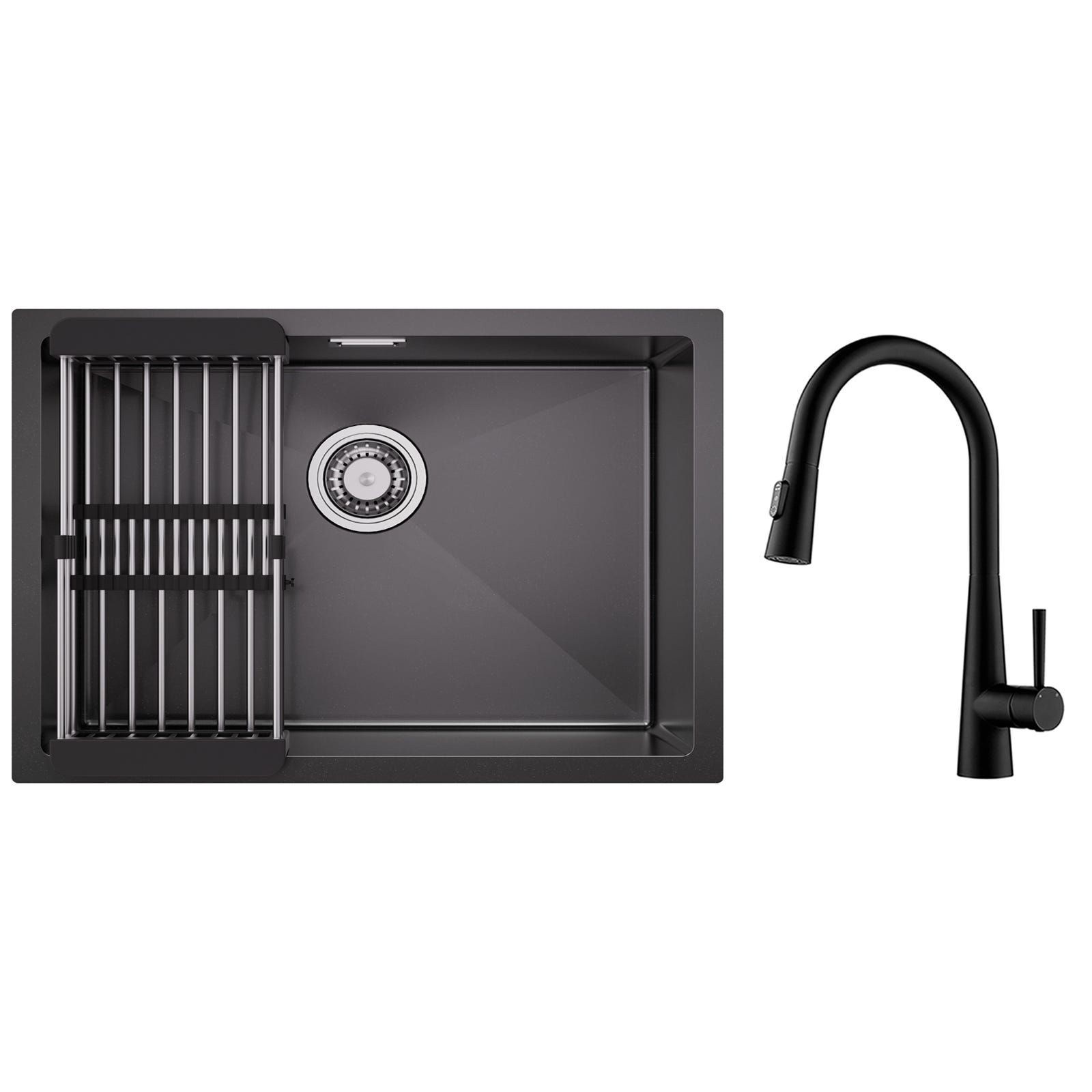 Grifo Para Lavabo Grifo De Lavabo Extraíble En Acero