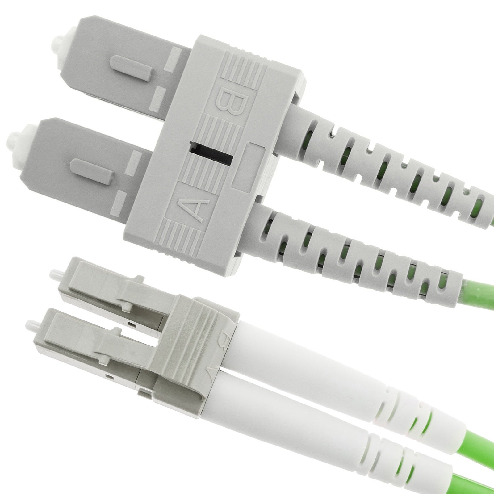 Cavo fibra ottica duplex multimodale OM5 50µm/125µm LC/PC - SC/PC 100Gb di 5 m - 3