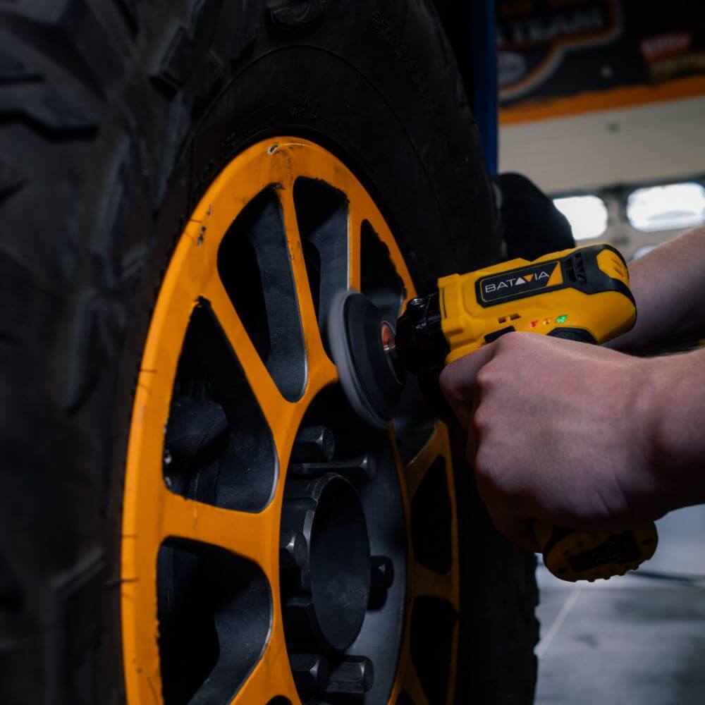 Polisseuse/Ponceuse 12V sans fil 75mm Batavia - 5