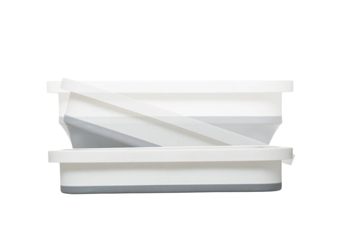 Bassine retractable 8l blanc gris - 5five - 5
