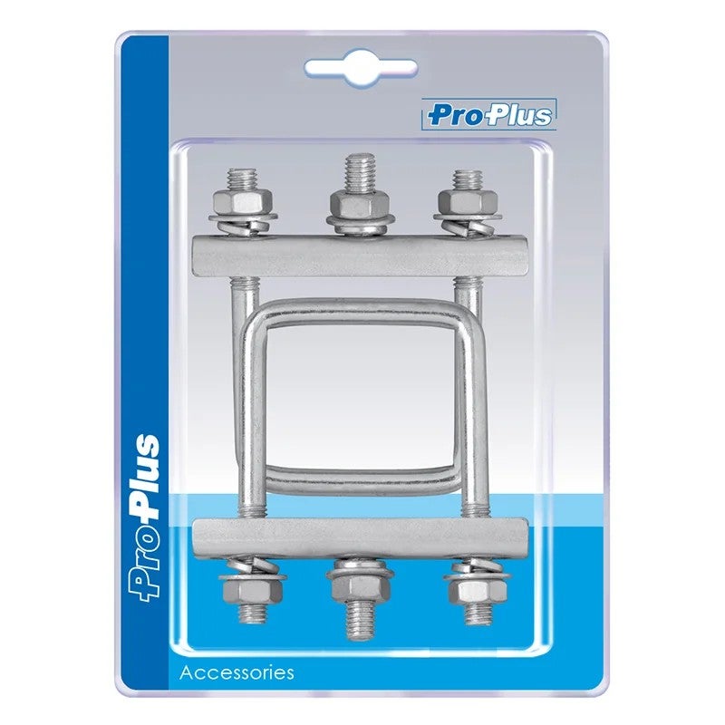 Etrier de fixation en U 40 angulaire lot de 2 pièces