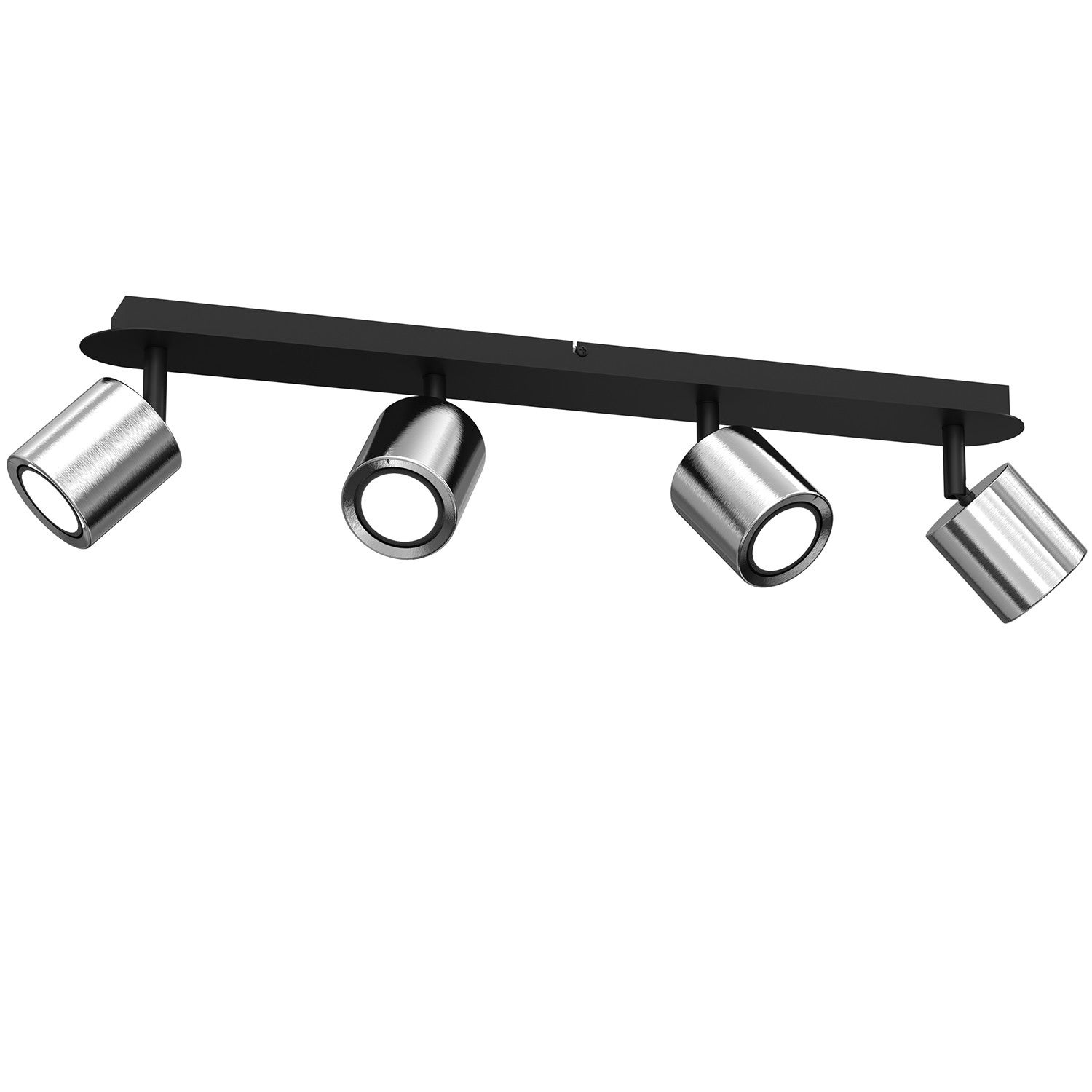 Lampa sufitowa wisząca Demia nikiel-czarny mat 4xGU10x8W wym: 15 x 66 x 17 cm metal Luminex