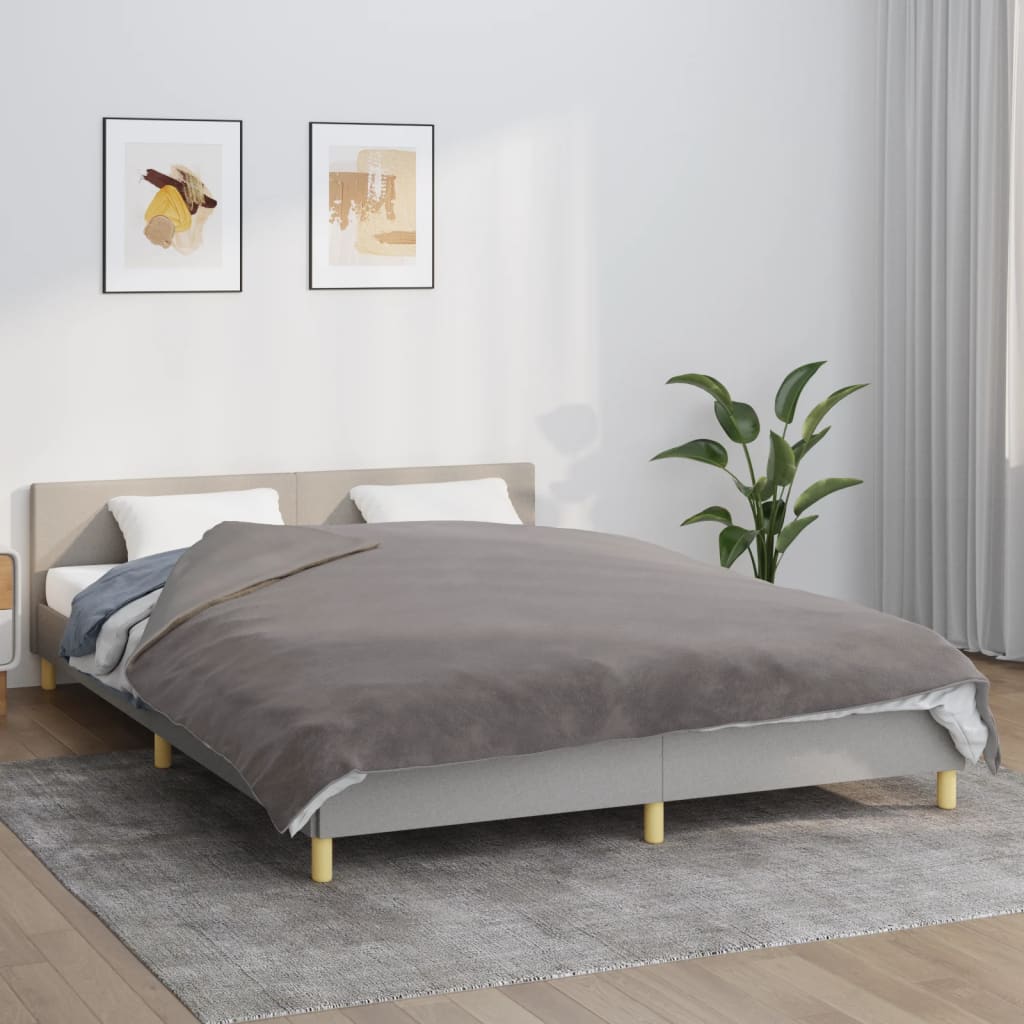 Maison exclusive - manta con peso con funda tela gris 200x200 cm 13 kg