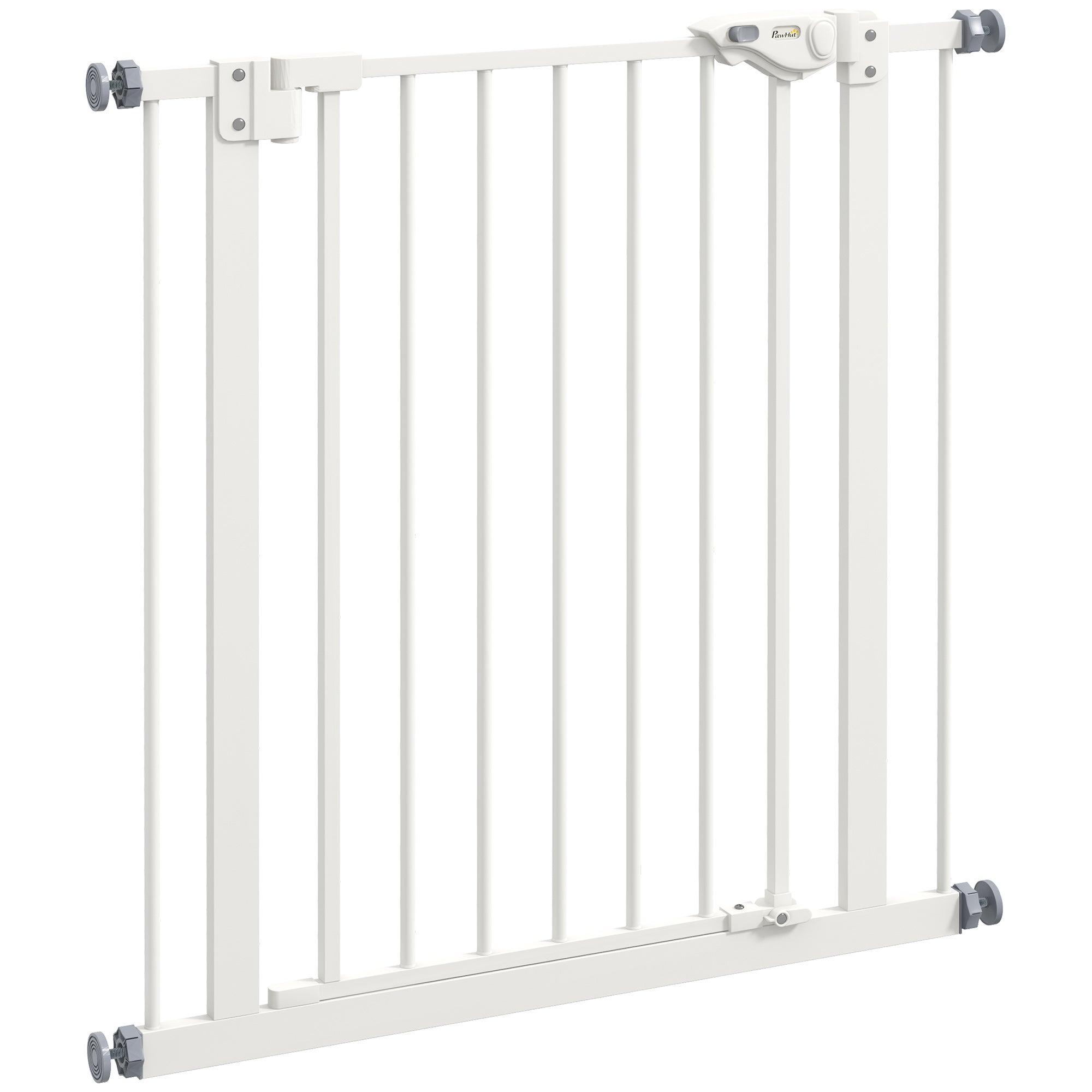 Barrière de Sécurité Extensible 75-99 cm Hauteur de 76 cm Barrière d'Escalier à Fermeture Barrière de Sécurité Extensible 75-99 cm Hauteur de 76 cm Barrière d'Escalier à Fermeture