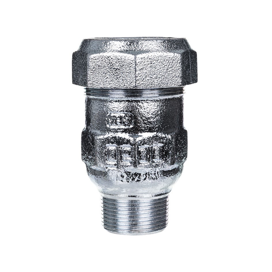 GEBO Raccord à compression Mâle fonte malléable galvanisée 1/2