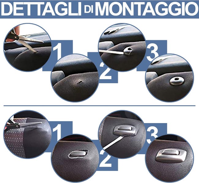 Coprisedili Per Auto Mod. Super Jolly 500X: Coprisedili Auto 500, Coprisedili Su Misura - Foto 12