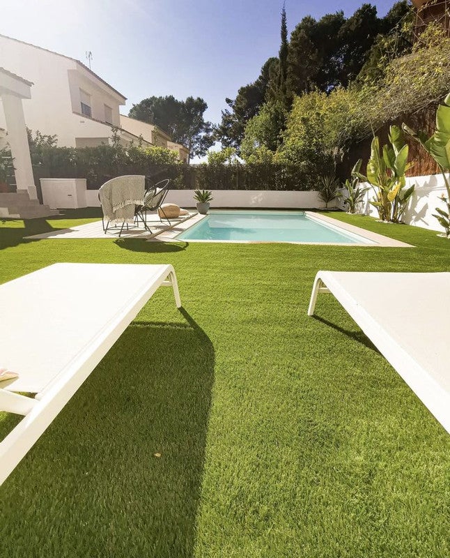 Arquiservi® - Relva Artificial Forever Ultra 20mm Rolo 1x10m (10m²) Densidade Premium Realista Fácil Instalação Jardins e Terraços - 4