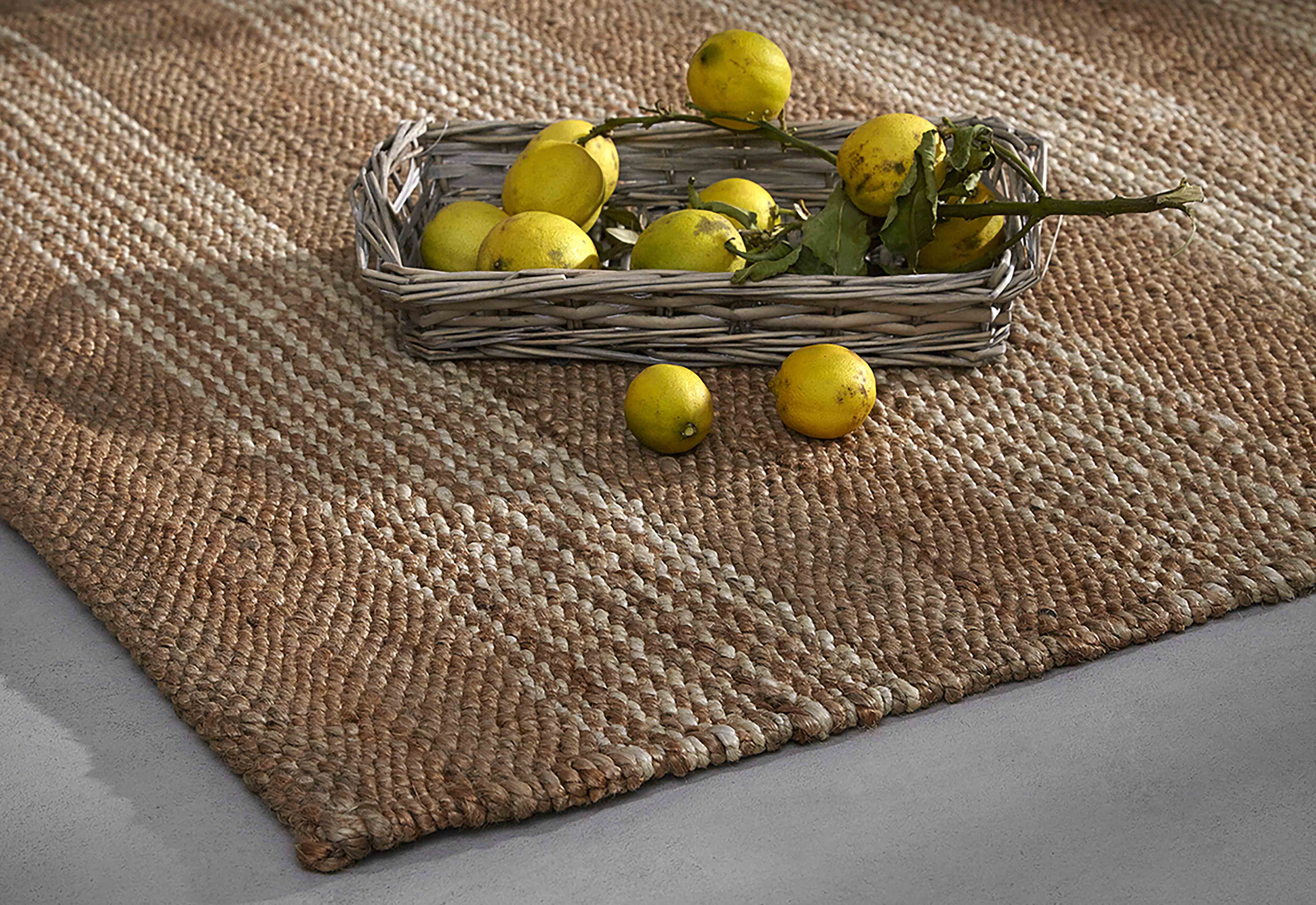 Tapis en jute naturel Bleach 200x300 cm – Fait main, élégant et résistant pour salon ou salle à manger - 3
