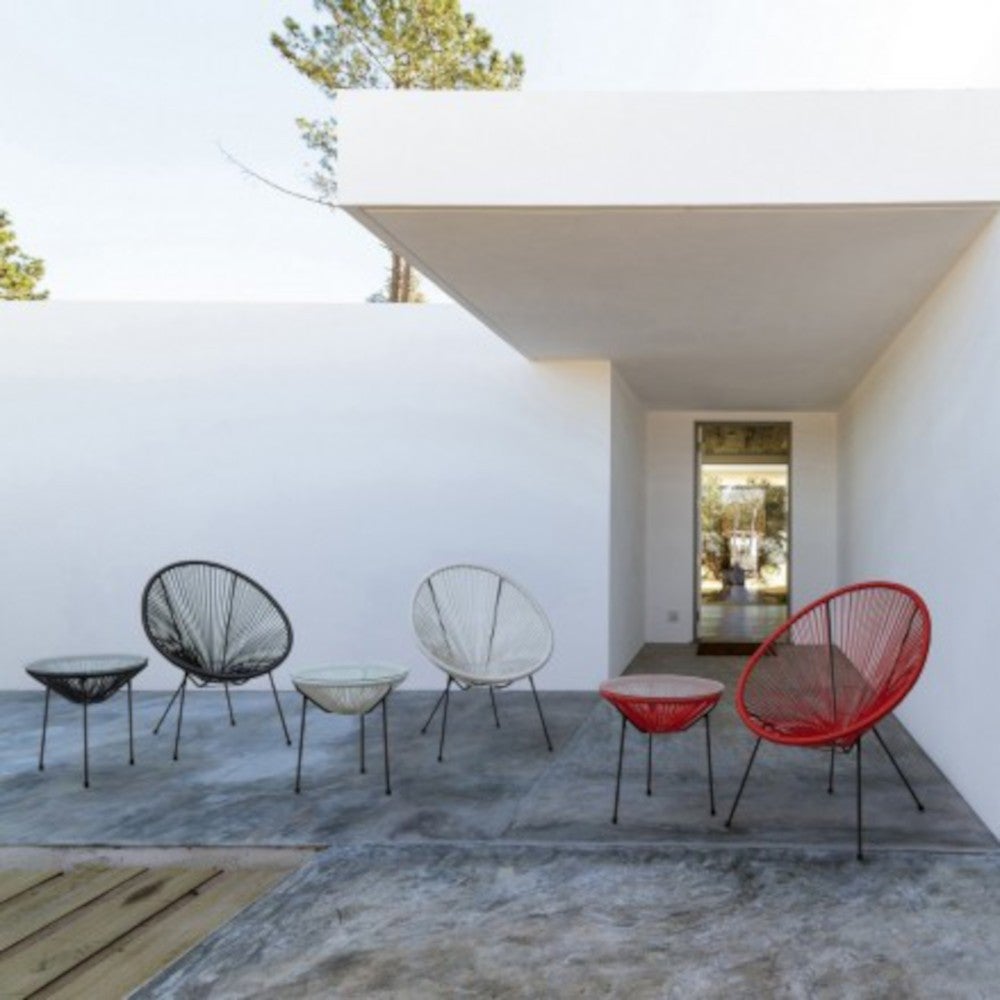 Table ronde d'extérieur Ø50cm en corde tressée Bizzotto Parker - 6