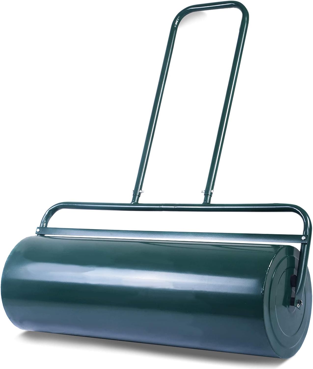 Walec do Trawnika Ogrodowego 63 l, Wypełniony Piaskiem i Wodą – Średnica 32 cm – Uchwyt w Kształcie Litery U, Kolor Czarny