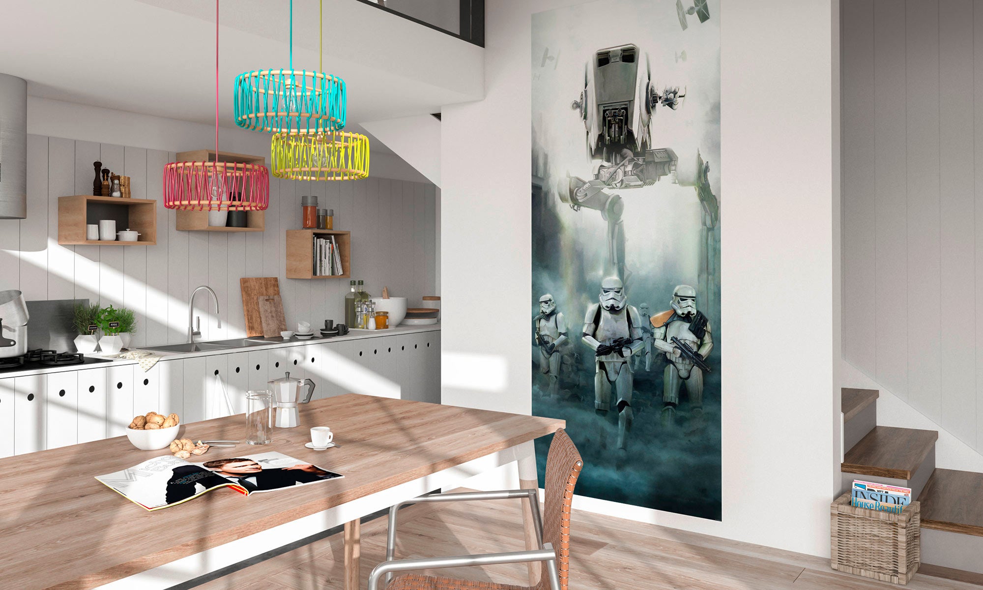 Papier Peint - Star Wars Classic RMQ Stormtrooper Hallway 500x250cm - Intissé