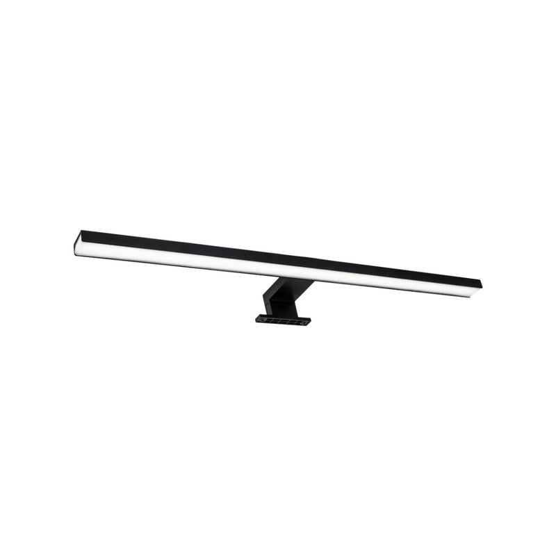 Kinkiet ścienny Samos czarno-biały LED 12W 4000K 1350lm nad lustro wym: 4,4 x 60 x 10 cm aluminium IP44 Polux