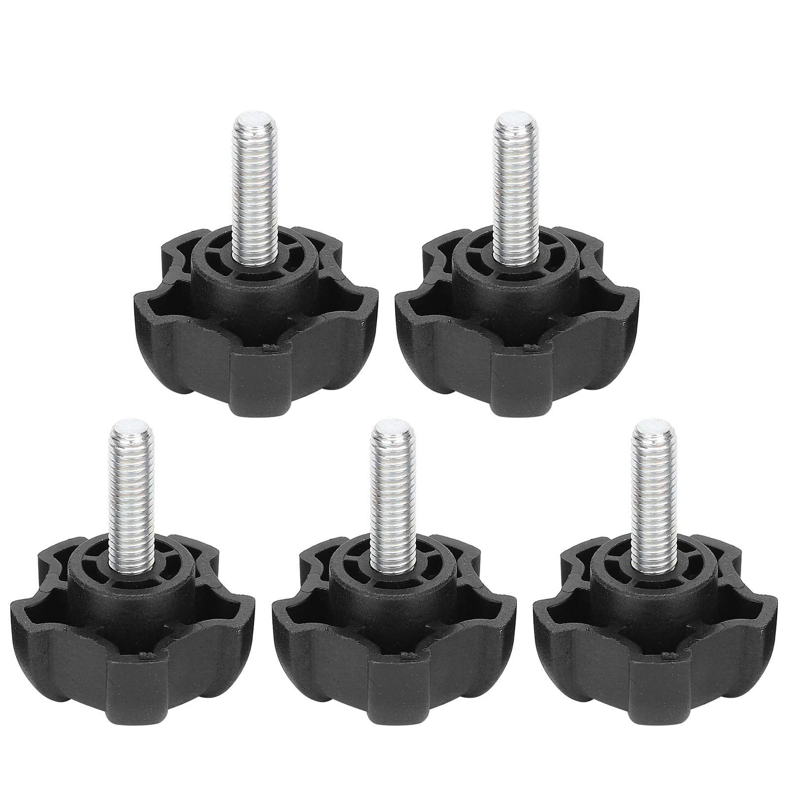 Lot De 10 Vis à Bouton Tête Noire – Filetage Mâle – Diamètre 6 Mm – Marque Uxcell – Neuf Sous Emballage