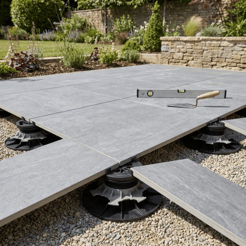 Plot autonivelant pour terrasse dalle ou caillebotis 65 à 95 mm - JOUPLAST - A l'unite - 5