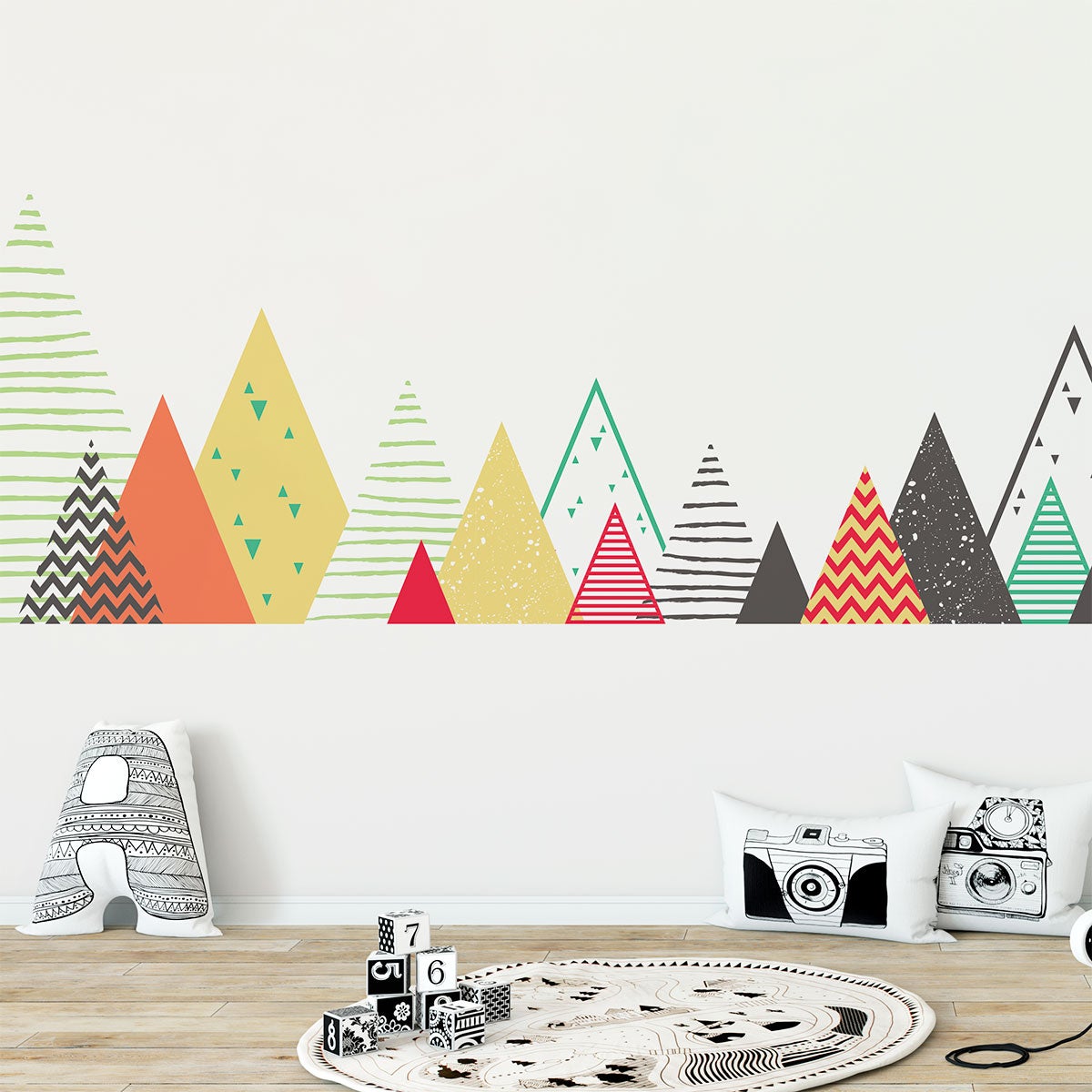 Adesivo bambino di montagna scandinavo leonika - Sticker adesivo - adesivi murali - 40x65cm - 5