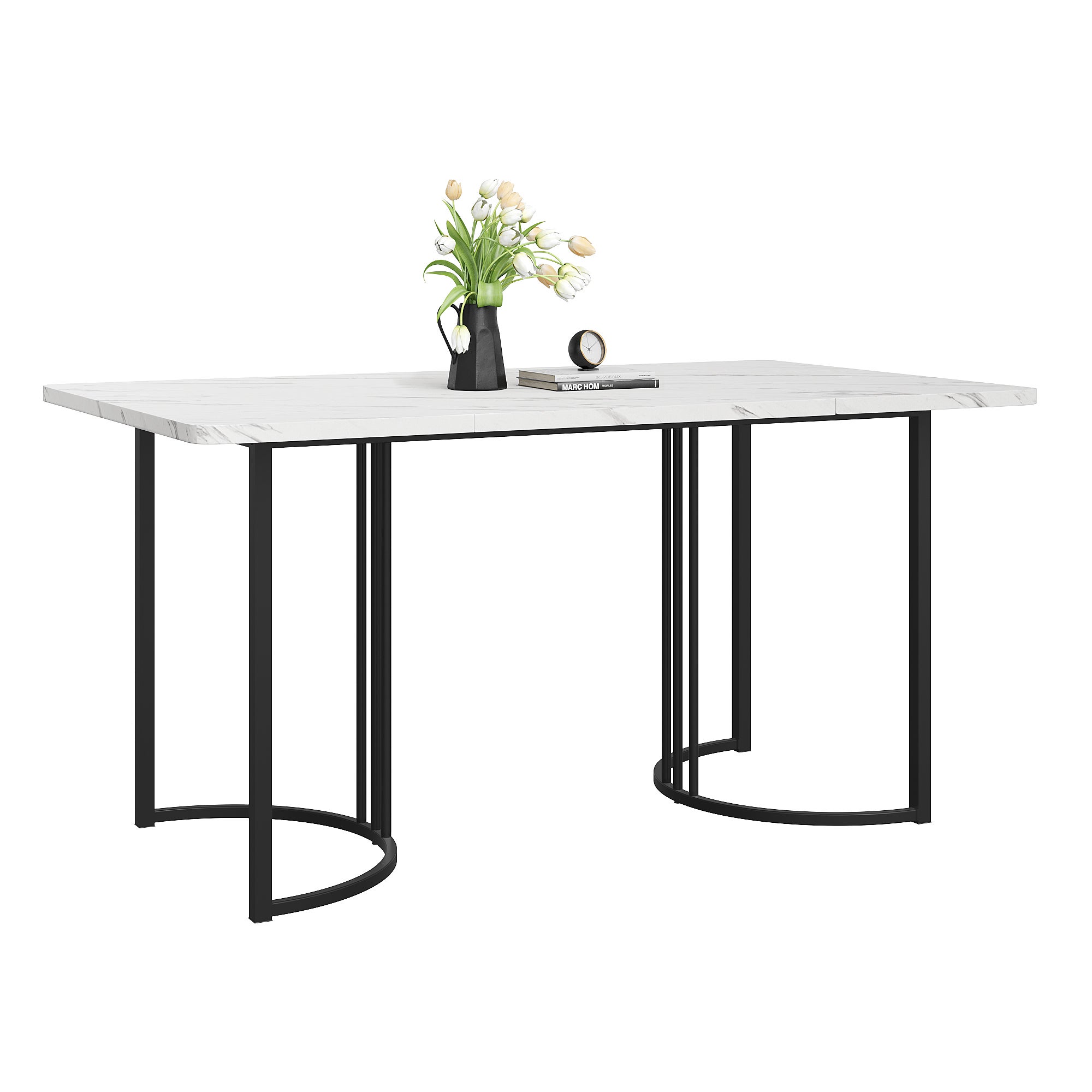 MESA DE JARDÍN MULTICOLOR REDONDA CERÁMICA ESTRUCTURA DE METAL 42.41 X