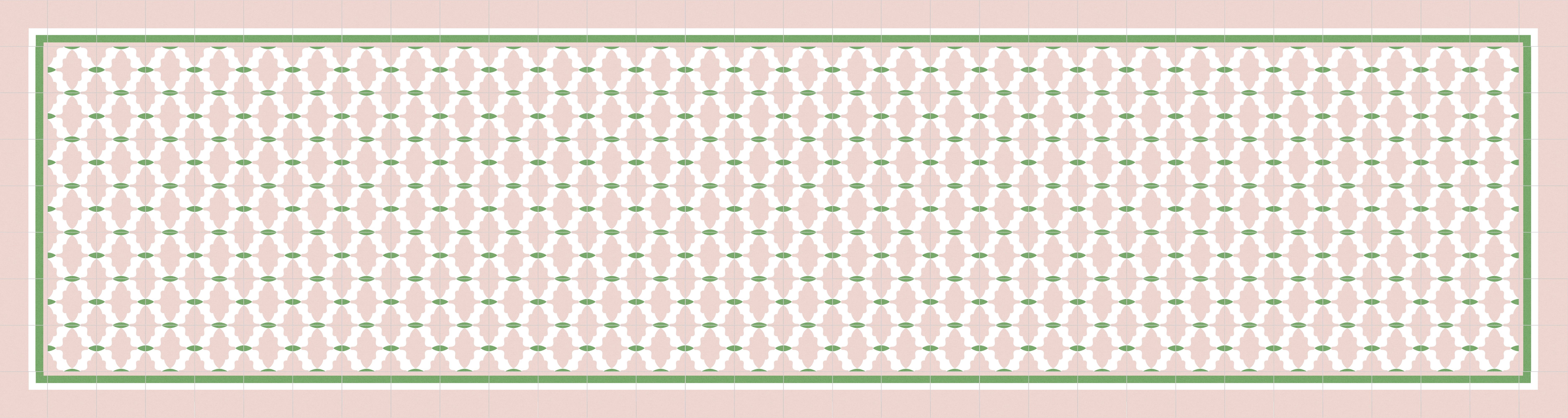 Dywan winylowy Casablanca 80x300 cm - antypoślizgowa wykładzina PVC z gładkim nadrukiem, winylowa wykładzina do kuchni lub salonu, zmywalna